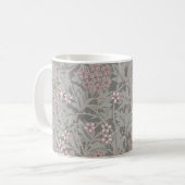 William Morris Jasmine Flower Pattern Koffiemok (Voorkant links)
