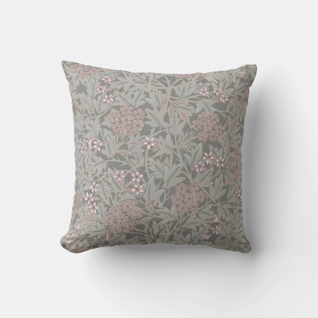 William Morris Jasmine Flower Pattern Kussen (Voorkant)