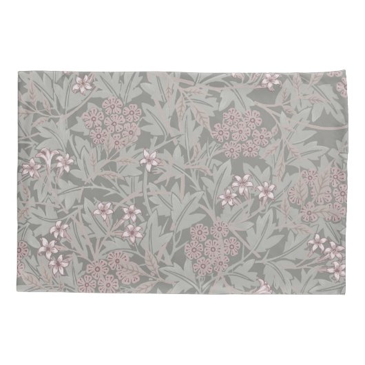 William Morris Jasmine Flower Pattern Kussensloop (Achterkant)