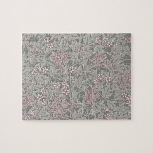 William Morris Jasmine Flower Pattern Legpuzzel (Horizontaal)