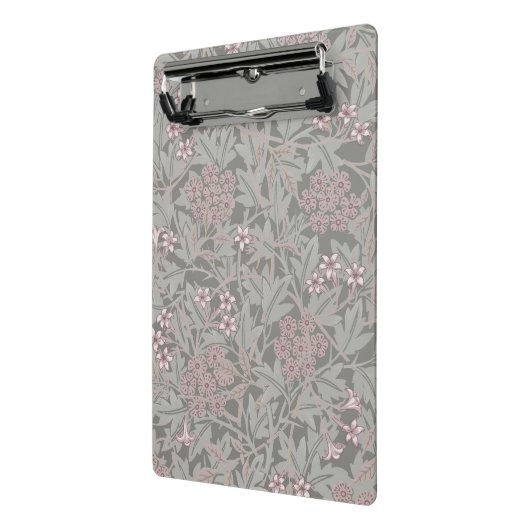 William Morris Jasmine Flower Pattern Mini Klembord (Angled2)