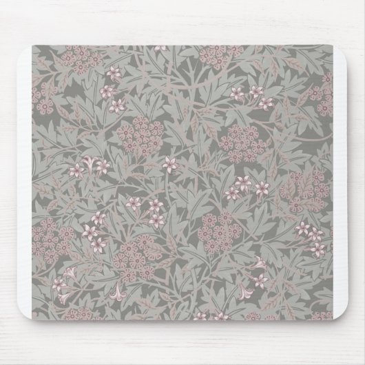 William Morris Jasmine Flower Pattern Muismat (Voorkant)