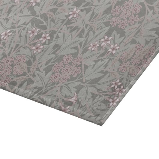 William Morris Jasmine Flower Pattern Snijplank (Hoek)