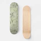 William Morris Jasmine Flower Wallpaper Art Skateboard (Voorkant)