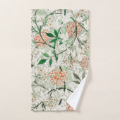 William Morris Jasmine Garden Flower Classic Bad Handdoek (Handdoek)