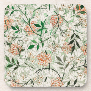 William Morris Jasmine Garden Flower Classic Bier Onderzetter