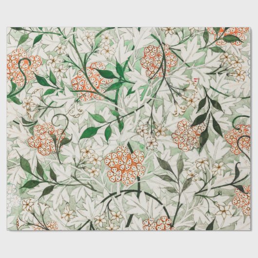 William Morris Jasmine Garden Flower Classic Cadeaupapier (Vlak)