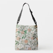 William Morris Jasmine Garden Flower Classic Crossbody Tas (Achterkant)