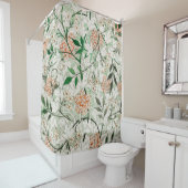 William Morris Jasmine Garden Flower Classic Douchegordijn (In situ)