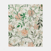 William Morris Jasmine Garden Flower Classic Fleece Deken (Voorkant)