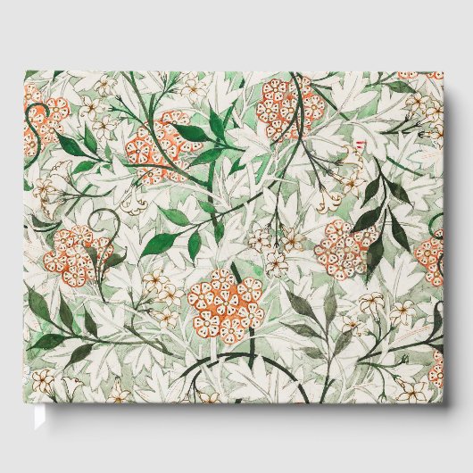 William Morris Jasmine Garden Flower Classic Gastenboek (Voorkant)