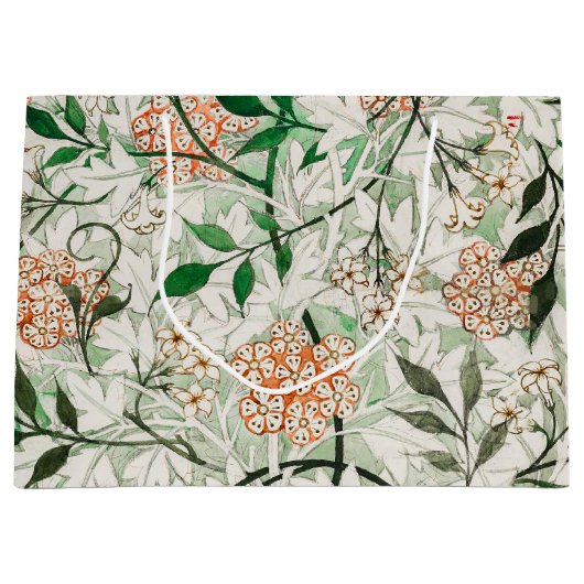 William Morris Jasmine Garden Flower Classic Groot Cadeauzakje (Voorkant)