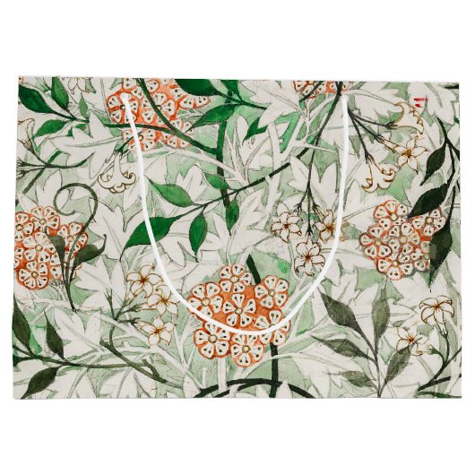 William Morris Jasmine Garden Flower Classic Groot Cadeauzakje (Achterkant)
