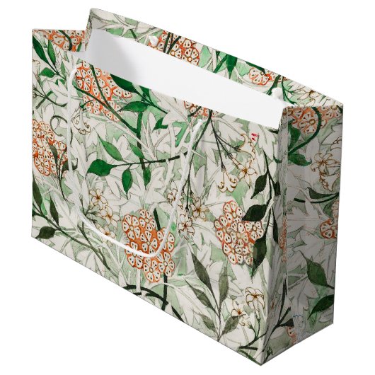 William Morris Jasmine Garden Flower Classic Groot Cadeauzakje (Voorkant Gekanteld)