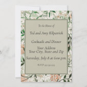 William Morris Jasmine Garden Flower Classic Kaart (Achterkant)