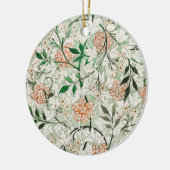 William Morris Jasmine Garden Flower Classic Keramisch Ornament (Links)