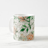 William Morris Jasmine Garden Flower Classic Koffiemok (Voorkant links)