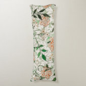 William Morris Jasmine Garden Flower Classic Lichaamskussen (Voorkant Verticaal)