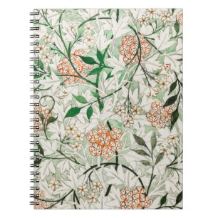 William Morris Jasmine Garden Flower Classic Notitieboek