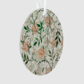 William Morris Jasmine Garden Flower Classic Ornament (voorkant)