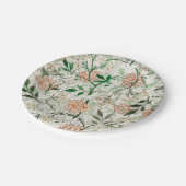 William Morris Jasmine Garden Flower Classic Papieren Bordje (Gekanteld)