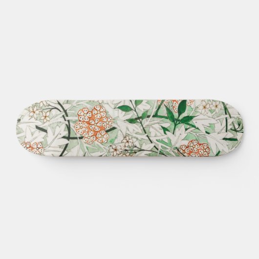 William Morris Jasmine Garden Flower Classic Persoonlijk Skateboard (Horizontaal)