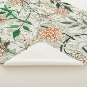 William Morris Jasmine Garden Flower Classic Sherpa Deken (3/4)