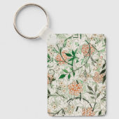 William Morris Jasmine Garden Flower Classic Sleutelhanger (Voorkant)