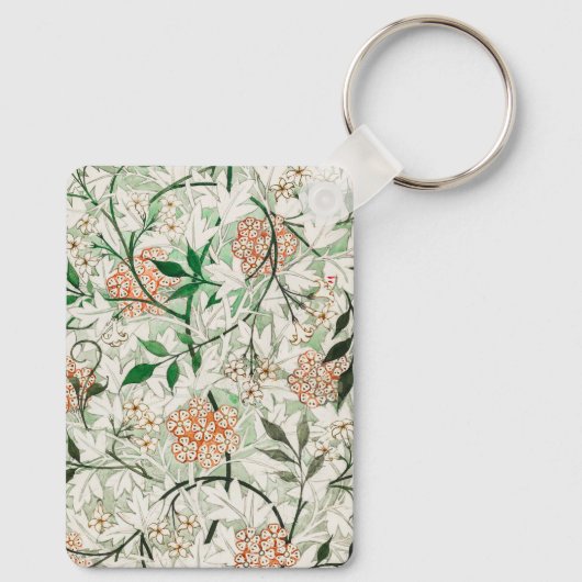 William Morris Jasmine Garden Flower Classic Sleutelhanger (Achterkant)