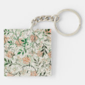 William Morris Jasmine Garden Flower Classic Sleutelhanger (Achterkant)