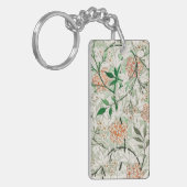 William Morris Jasmine Garden Flower Classic Sleutelhanger (Voorkant Links)