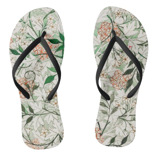 William Morris Jasmine Garden Flower Classic Teenslippers (Voetbed)