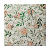 William Morris Jasmine Garden Flower Classic Tegeltje (Voorkant)