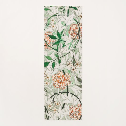 William Morris Jasmine Garden Flower Classic Yogamat (Voorkant)