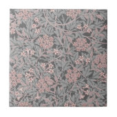 William * Morris Jasmine roze en grijs Tegeltje (Voorkant)