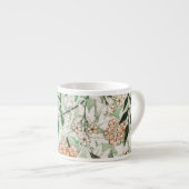 William Morris Jasmine Tuin Bloem Klassieker Espresso Kop (Voorkant rechts)