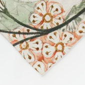 William Morris Jasmine Tuin Bloem Klassieker Fleece Deken (Hoek)