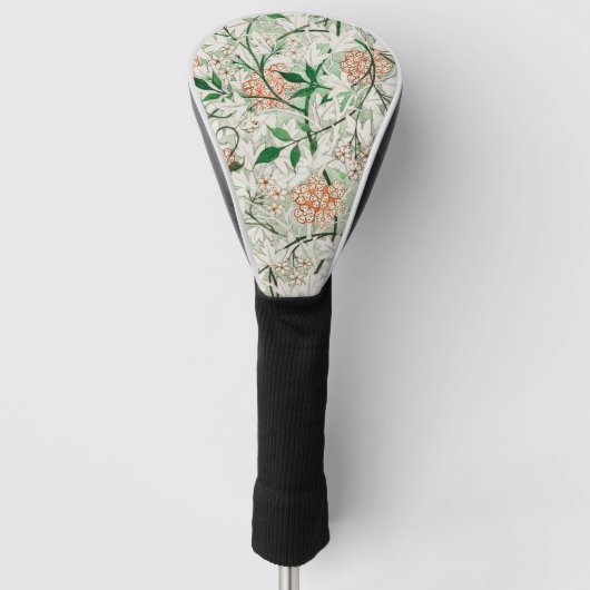 William Morris Jasmine Tuin Bloem Klassieker Golfheadcover (Voorkant)