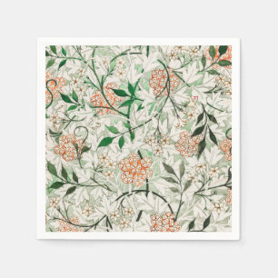 William Morris Jasmine Tuin Bloem Klassieker Servet