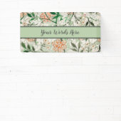William Morris Jasmine Tuin Bloem Klassieker Spandoek (Insitu)