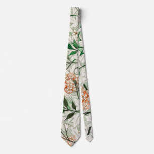 William Morris Jasmine Tuin Bloem Klassieker Stropdas