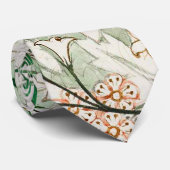 William Morris Jasmine Tuin Bloem Klassieker Stropdas (Opgerold)