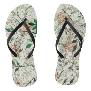 William Morris Jasmine Tuin Bloem Klassieker Teenslippers