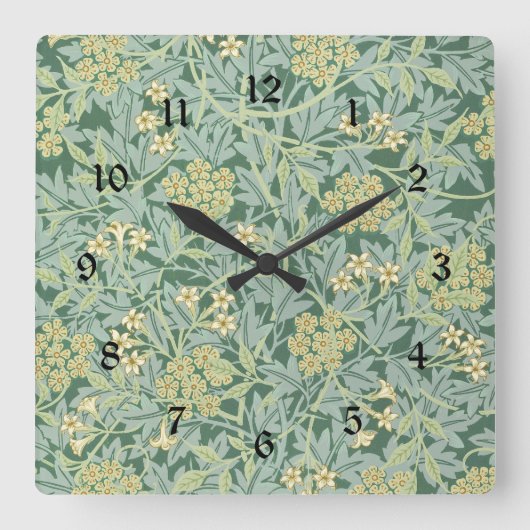 William Morris, Jasmine Vierkante Klok (Voorkant)