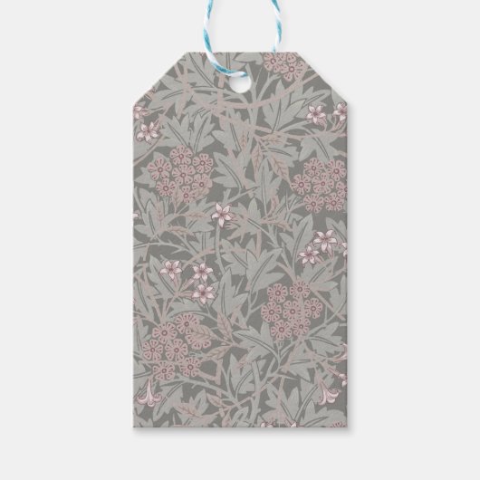 William Morris Jasminebloem Patroon Cadeaulabel (Voorkant)