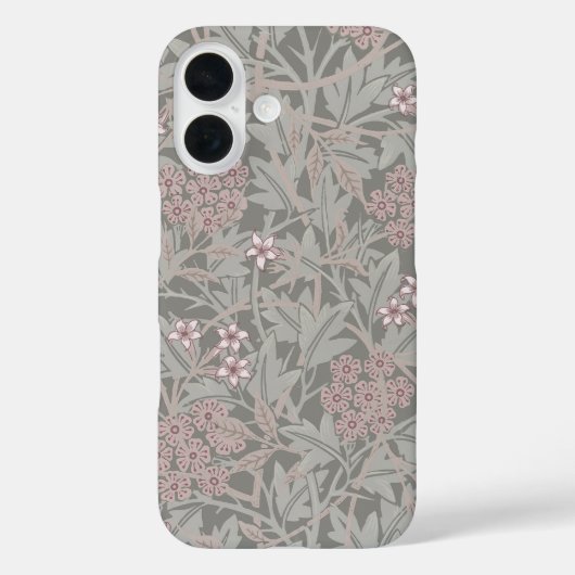 William Morris Jasminebloem Patroon Case-Mate iPhone Case (Achterkant)