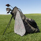 William Morris Jasminebloem Patroon Golfhanddoek (Groen)