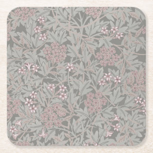William Morris Jasminebloem Patroon Kartonnen Onderzetters