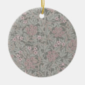 William Morris Jasminebloem Patroon Keramisch Ornament (Voorkant)