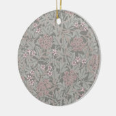 William Morris Jasminebloem Patroon Keramisch Ornament (Links)
